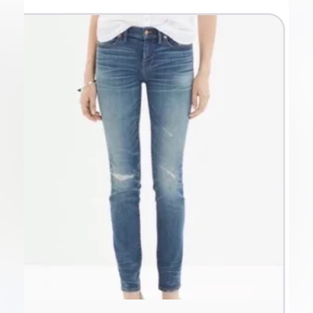 Madewell Skinny Skinny distressed jeans